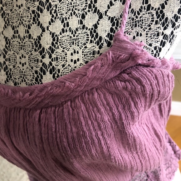 Free People Pink Tank Top Shirt - Picture 3 of 5